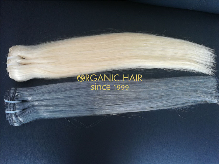 Wholesale luxy 100% remy hair,double drawn clip in hair extensions in chinese factory R16